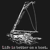 Life Is Better On A Boat Sailboat Sketch Cool Sailing Gifts Ornament thumb 1