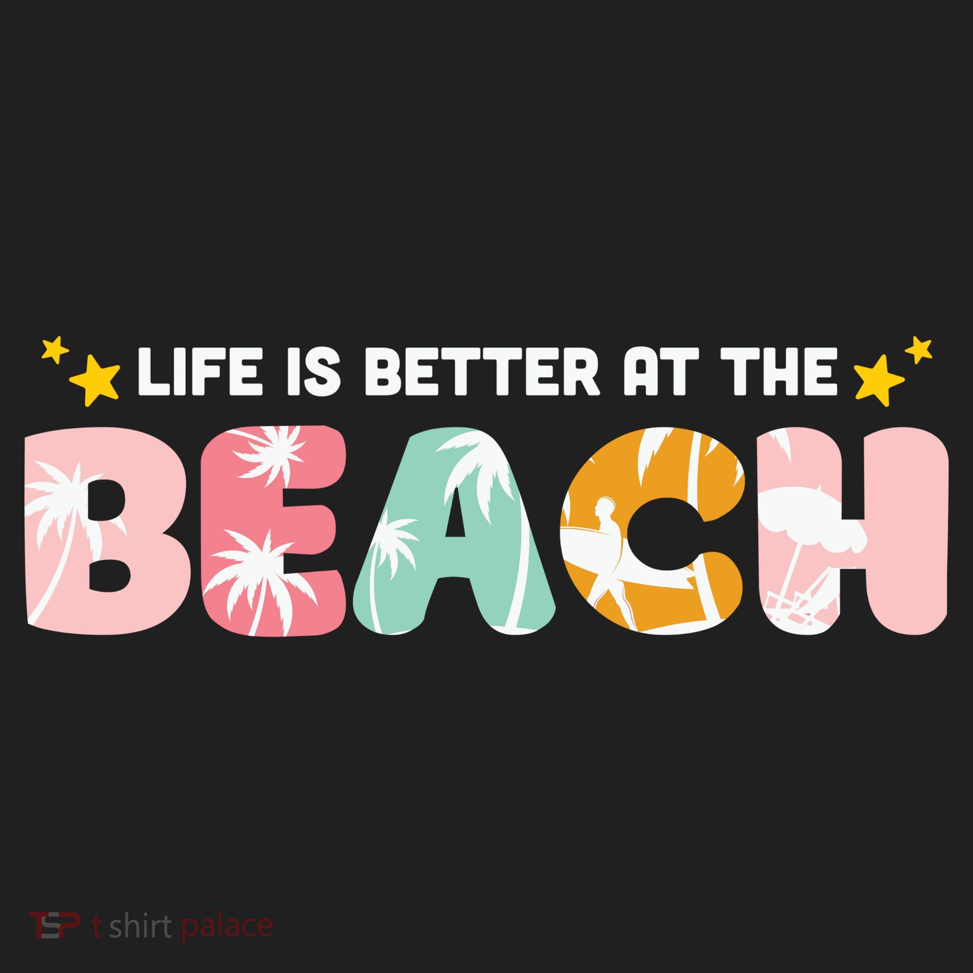 Life Is Better At The Beach Summer Tropical Tumbler