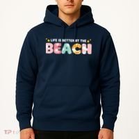 Life Is Better At The Beach Summer Tropical Hoodie thumb 2