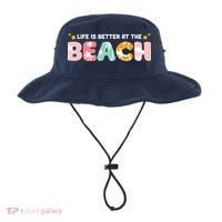 Life Is Better At The Beach Summer Tropical Bucket Hat thumb 0