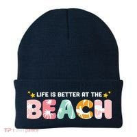 Life Is Better At The Beach Summer Tropical Beanie thumb 0