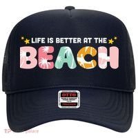 Life Is Better At The Beach Summer Tropical Hat thumb 0