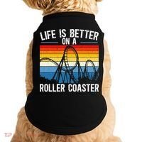 Life Is Better On A Roller Coaster Rollercoaster Doggie Tank thumb 0