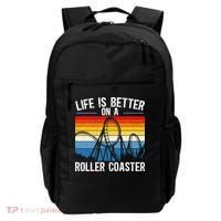 Life Is Better On A Roller Coaster Rollercoaster Backpack thumb 0