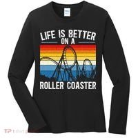 Life Is Better On A Roller Coaster Rollercoaster Women's Long Sleeve Shirt thumb 0