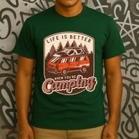 Life Is Better When You're Camping Vintage T-Shirt thumb 3