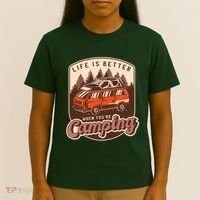 Life Is Better When You're Camping Vintage T-Shirt thumb 4