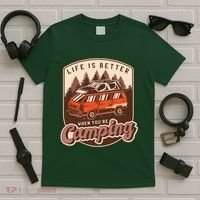 Life Is Better When You're Camping Vintage T-Shirt thumb 5