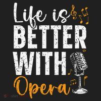 Life Is Better With Opera Music Voice Theater Opera Singer Beanie thumb 2