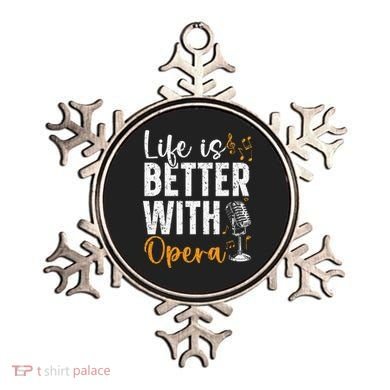Life Is Better With Opera Music Voice Theater Opera Singer Ornament