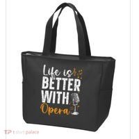 Life Is Better With Opera Music Voice Theater Opera Singer Tote Bag thumb 3