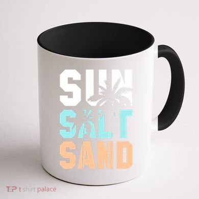 Life Is Better At The Beach Vacation Sun Salt Sand Coffee Mug back