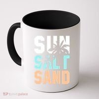 Life Is Better At The Beach Vacation Sun Salt Sand Coffee Mug thumb 0