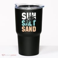 Life Is Better At The Beach Vacation Sun Salt Sand Tumbler thumb 0