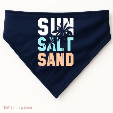 Life Is Better At The Beach Vacation Sun Salt Sand USA-Made Doggie Bandana