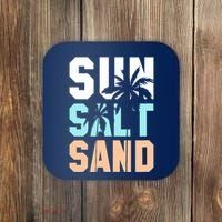 Life Is Better At The Beach Vacation Sun Salt Sand Coaster thumb 0