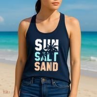 Life Is Better At The Beach Vacation Sun Salt Sand Women's Tank Top thumb 2