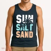 Life Is Better At The Beach Vacation Sun Salt Sand Tank Top thumb 3