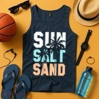 Life Is Better At The Beach Vacation Sun Salt Sand Tank Top thumb 4