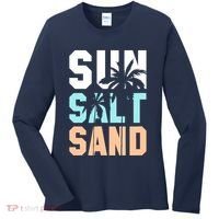 Life Is Better At The Beach Vacation Sun Salt Sand Women's Long Sleeve Shirt thumb 0