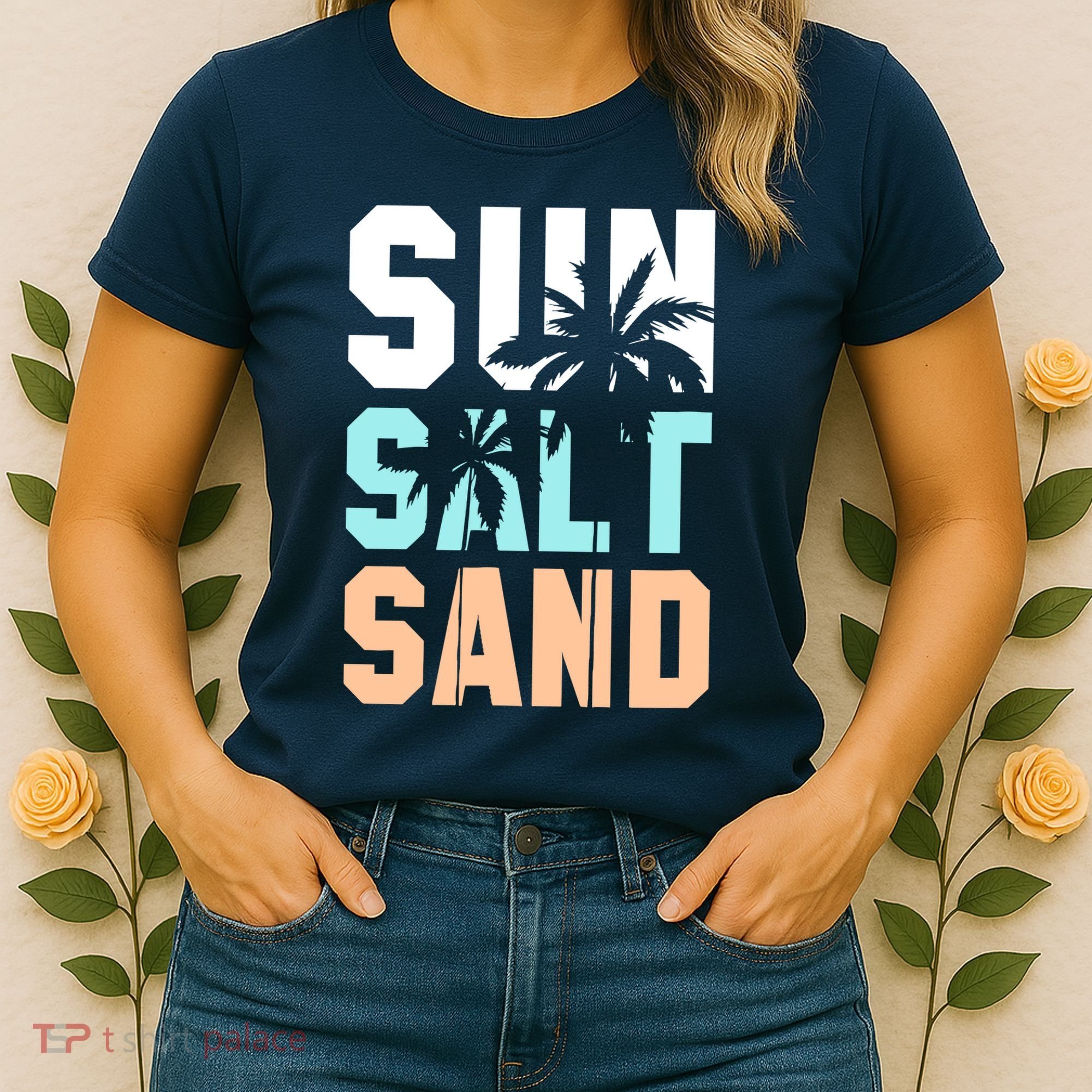 Life Is Better At The Beach Vacation Sun Salt Sand Women's T-Shirt