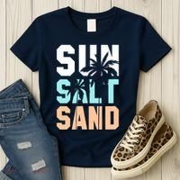 Life Is Better At The Beach Vacation Sun Salt Sand Women's T-Shirt thumb 3
