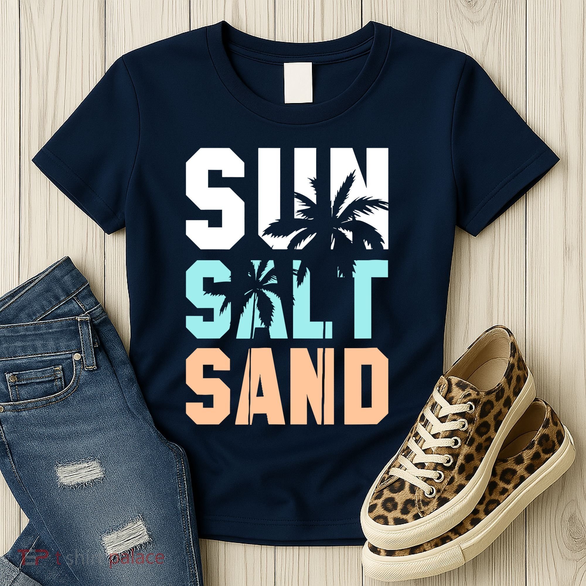 Life Is Better At The Beach Vacation Sun Salt Sand Women's T-Shirt