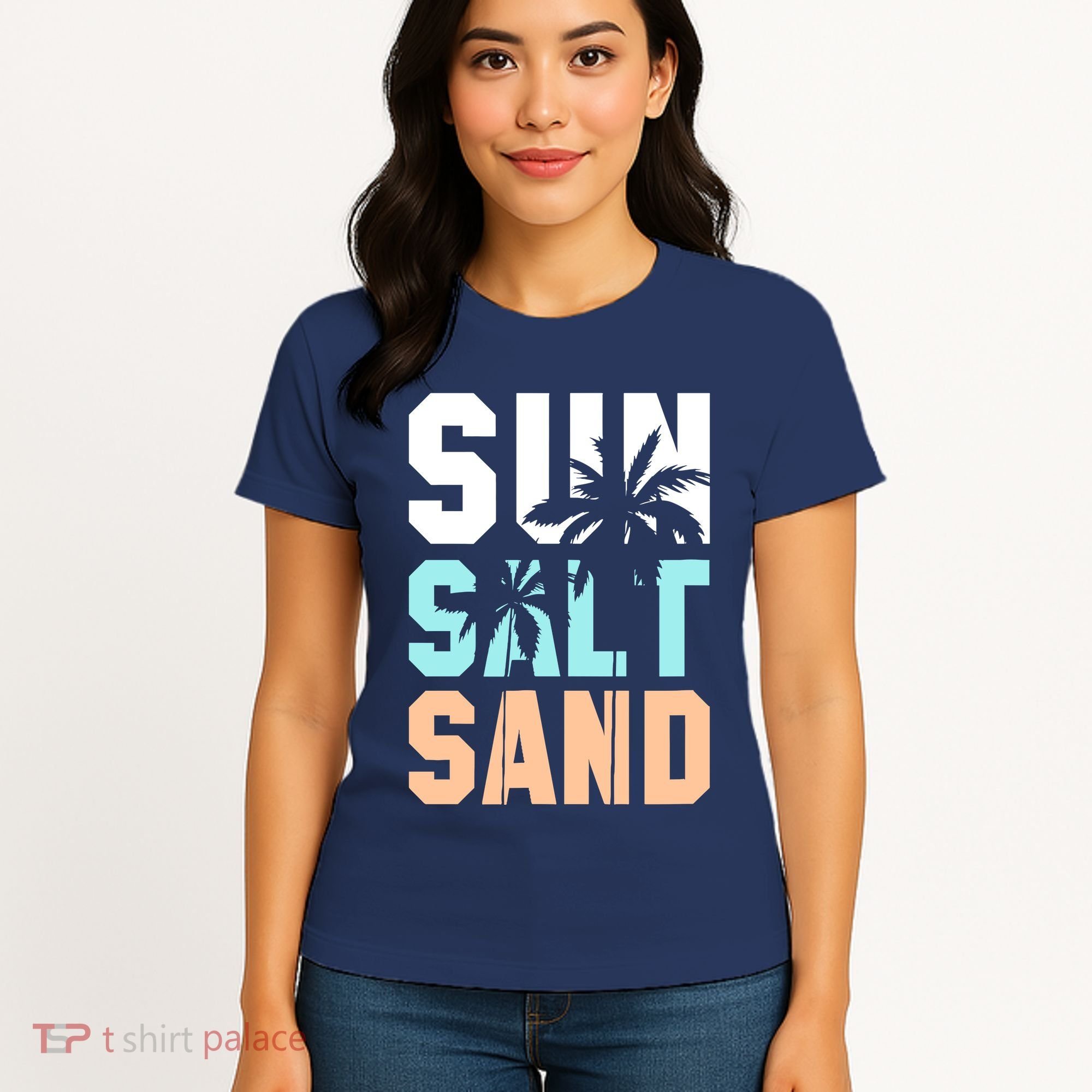 Life Is Better At The Beach Vacation Sun Salt Sand Women's T-Shirt