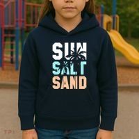 Life Is Better At The Beach Vacation Sun Salt Sand Kids Hoodie thumb 3