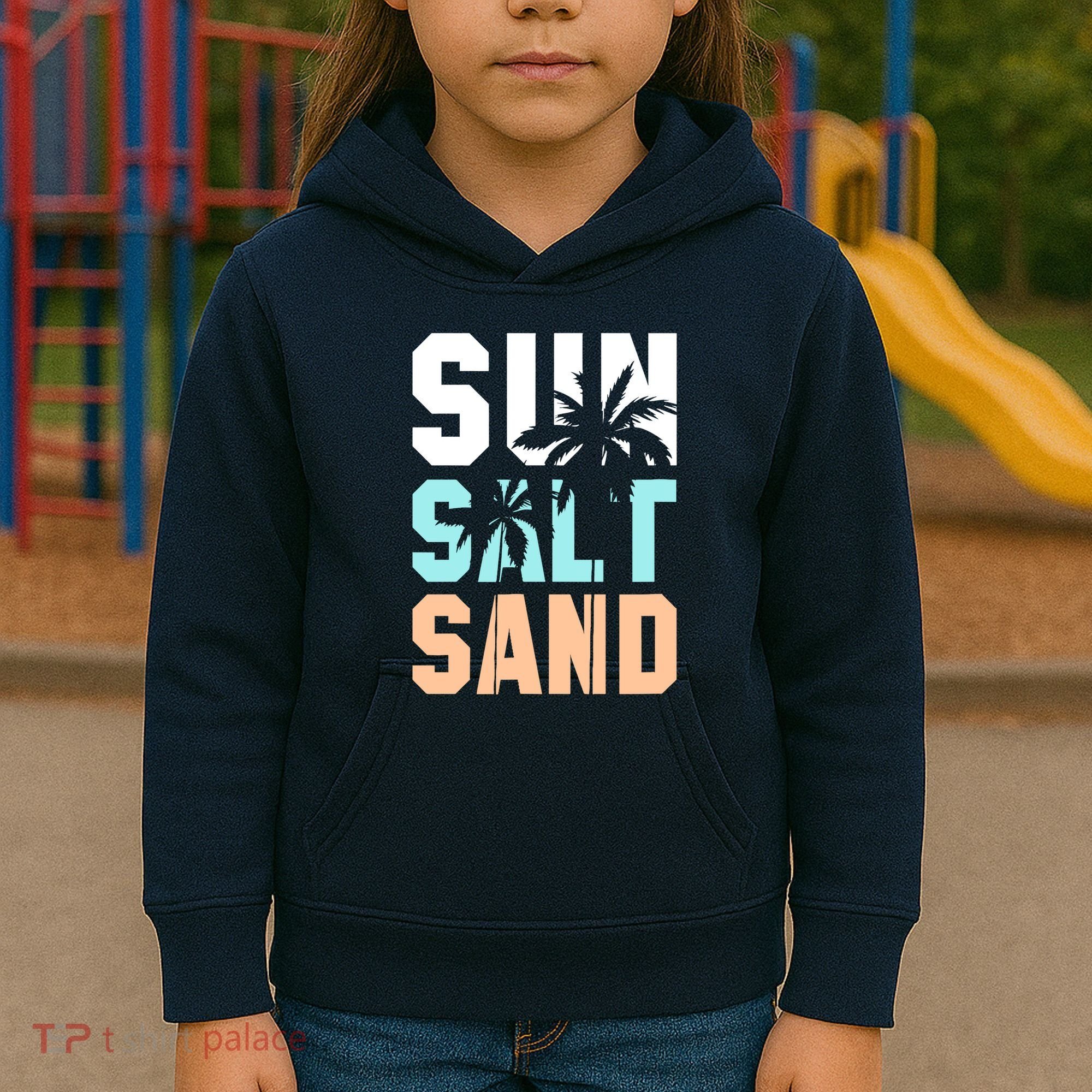 Life Is Better At The Beach Vacation Sun Salt Sand Kids Hoodie