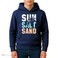 Life Is Better At The Beach Vacation Sun Salt Sand Kids Hoodie thumb 4
