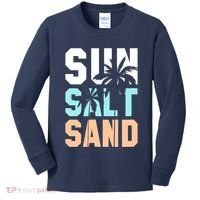 Life Is Better At The Beach Vacation Sun Salt Sand Kids Long Sleeve Shirt thumb 0