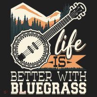 Life Is Better With Bluegrass Banjo Player Musician Women's Sweatshirt thumb 2