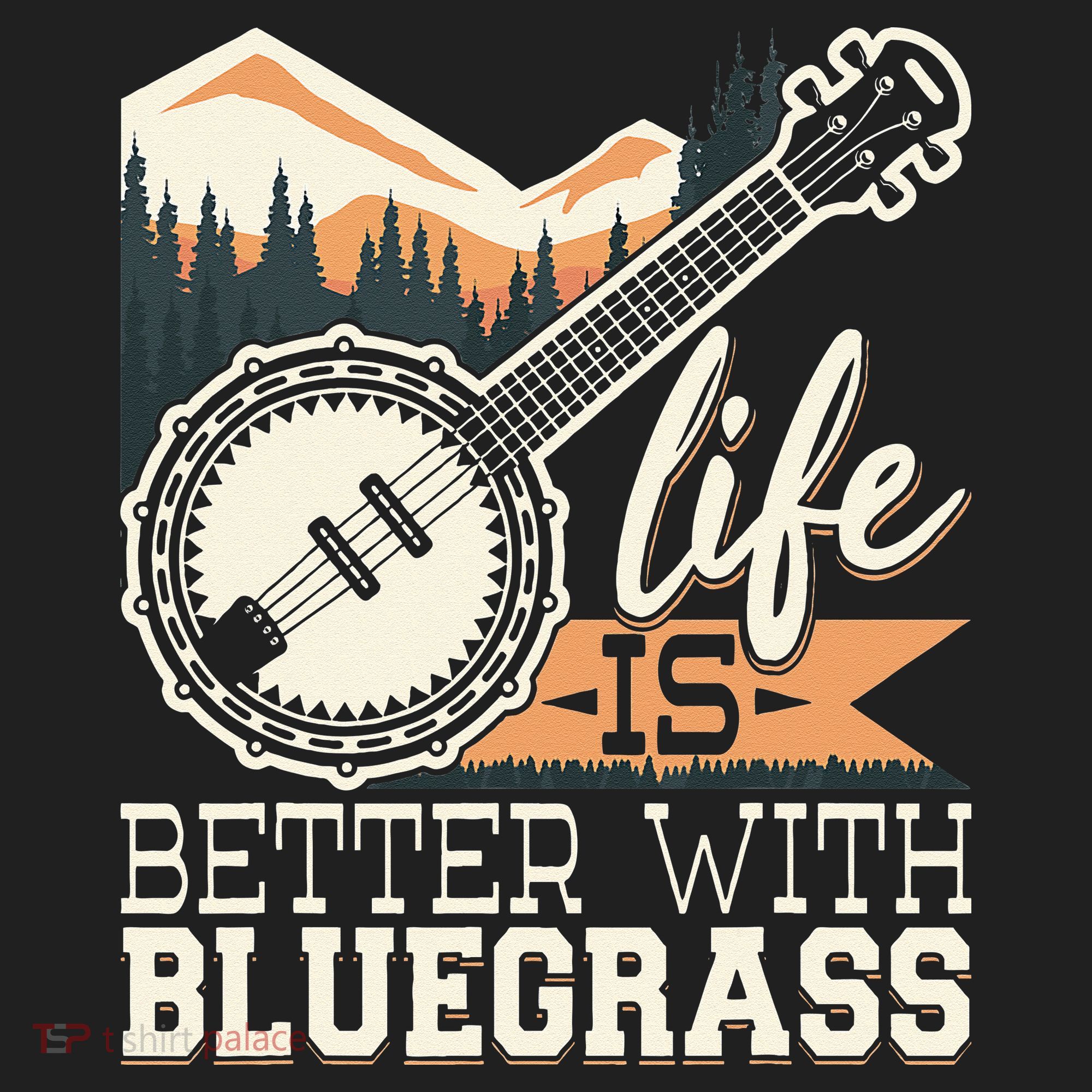 Life Is Better With Bluegrass Banjo Player Musician Women's Sweatshirt