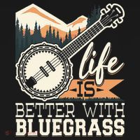 Life Is Better With Bluegrass Banjo Player Musician USA-Made Doggie Bandana thumb 2