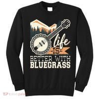 Life Is Better With Bluegrass Banjo Player Musician Sweatshirt thumb 0