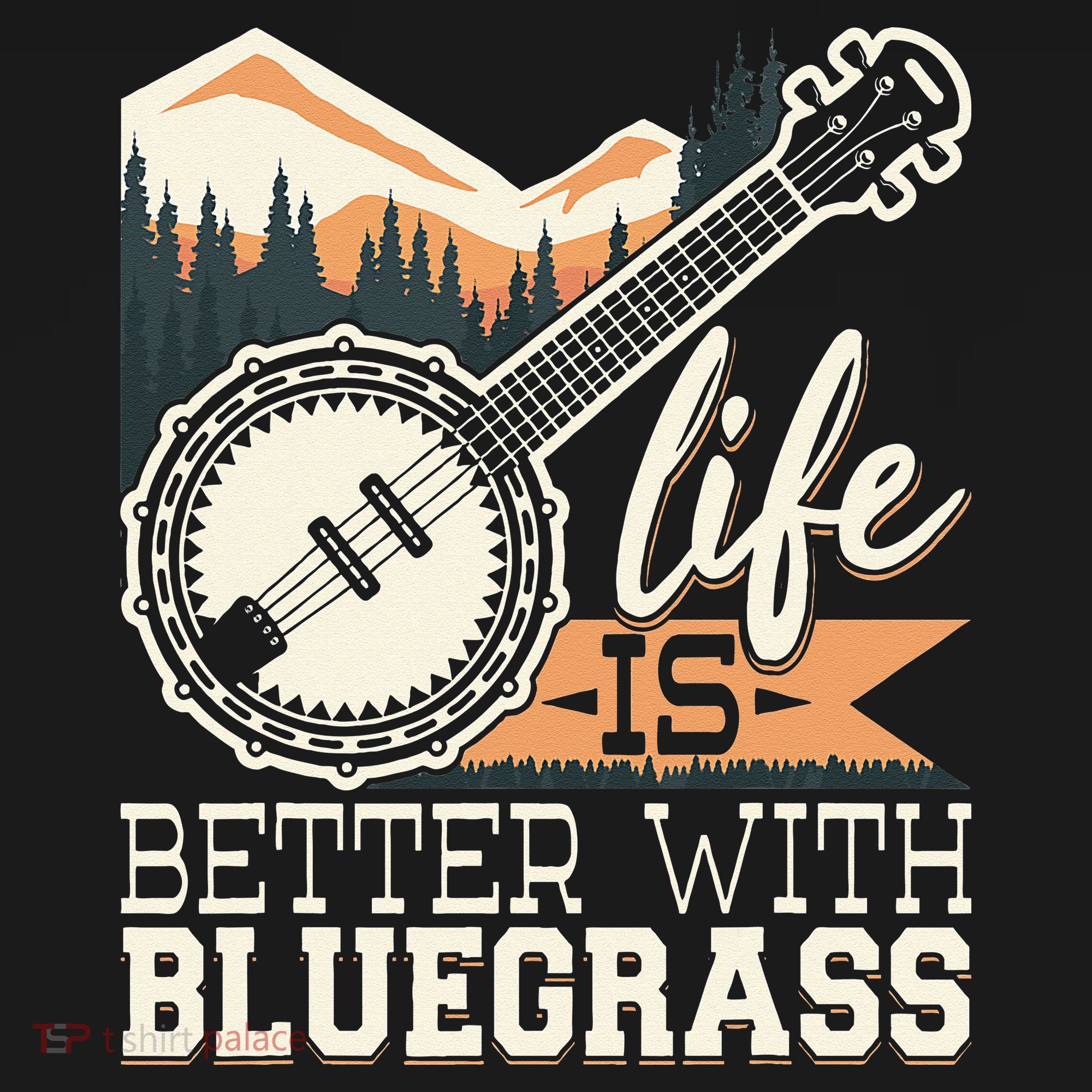 Life Is Better With Bluegrass Banjo Player Musician Sweatshirt