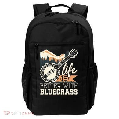 Life Is Better With Bluegrass Banjo Player Musician Backpack