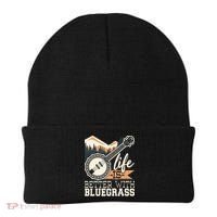 Life Is Better With Bluegrass Banjo Player Musician Beanie thumb 0