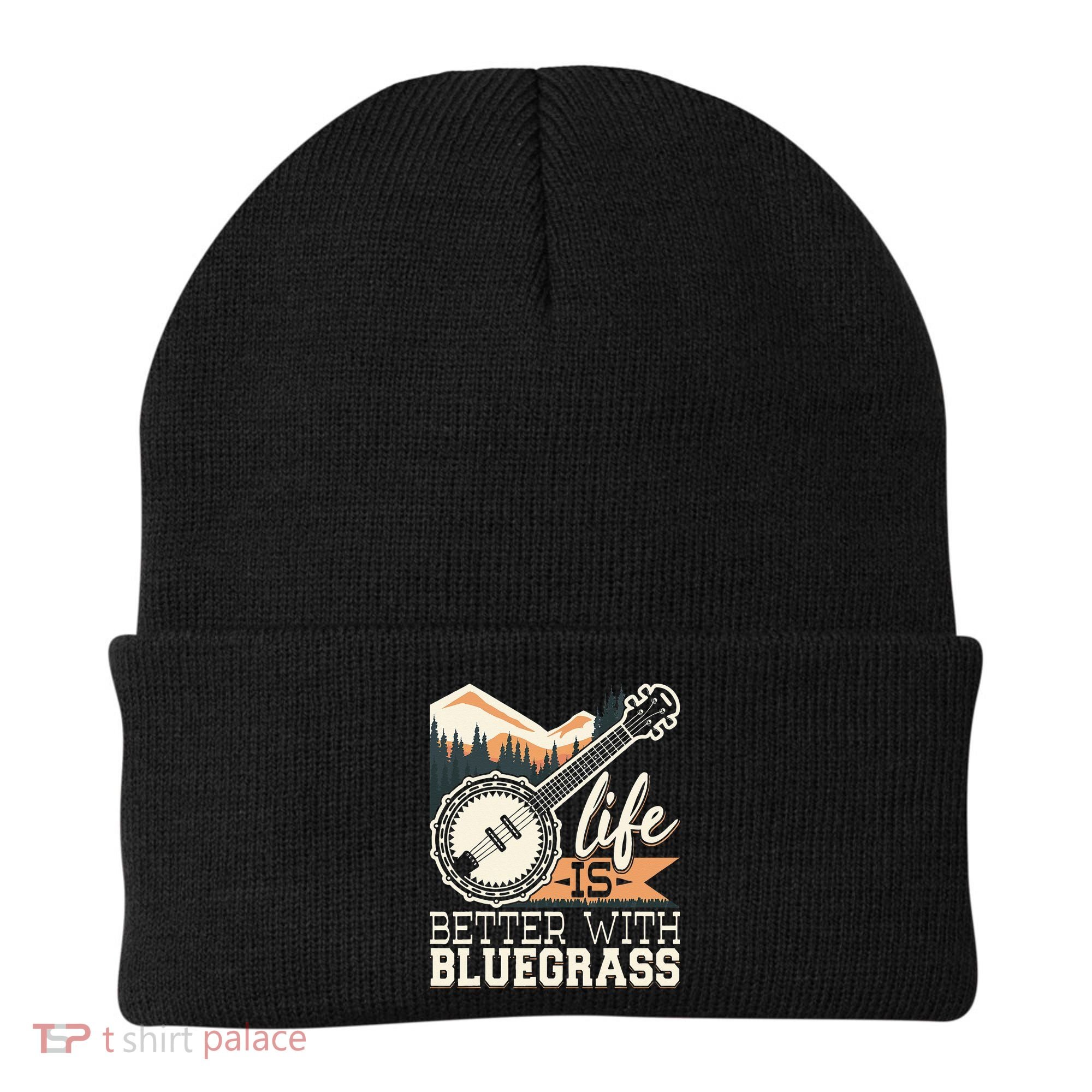 Life Is Better With Bluegrass Banjo Player Musician Beanie