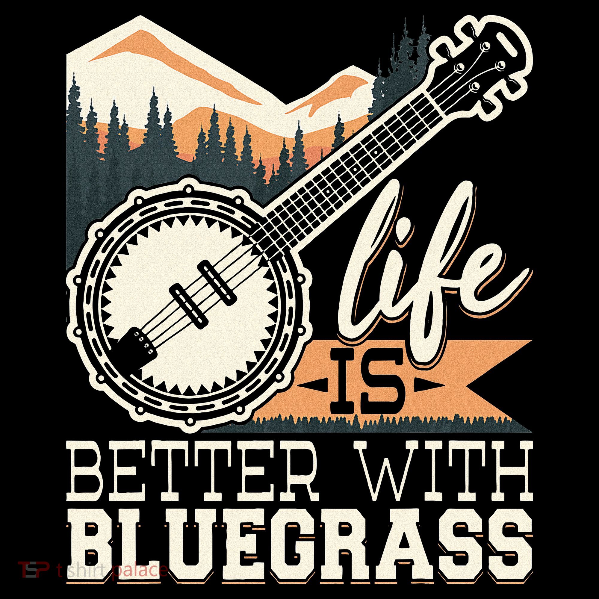 Life Is Better With Bluegrass Banjo Player Musician Coaster