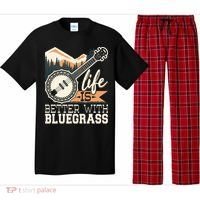 Life Is Better With Bluegrass Banjo Player Musician Pajama Set thumb 0