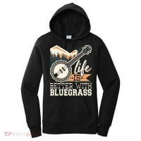 Life Is Better With Bluegrass Banjo Player Musician Women's Hoodie thumb 0