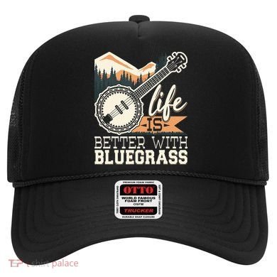 Life Is Better With Bluegrass Banjo Player Musician Hat