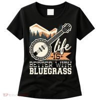 Life Is Better With Bluegrass Banjo Player Musician Women's T-Shirt thumb 0