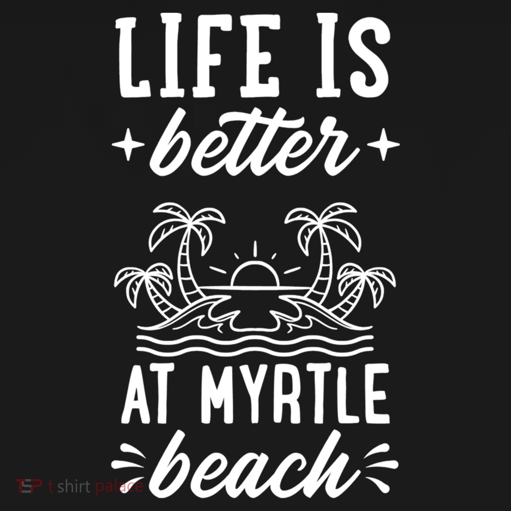 Life Is Better At Myrtle Beach Matching Family Spring Trip Gift Pajama Set
