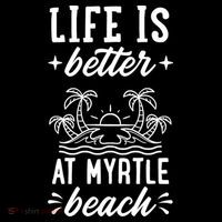Life Is Better At Myrtle Beach Matching Family Spring Trip Gift Ornament thumb 1