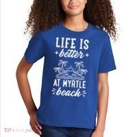 Life Is Better At Myrtle Beach Matching Family Spring Trip Gift Kids T-Shirt thumb 2