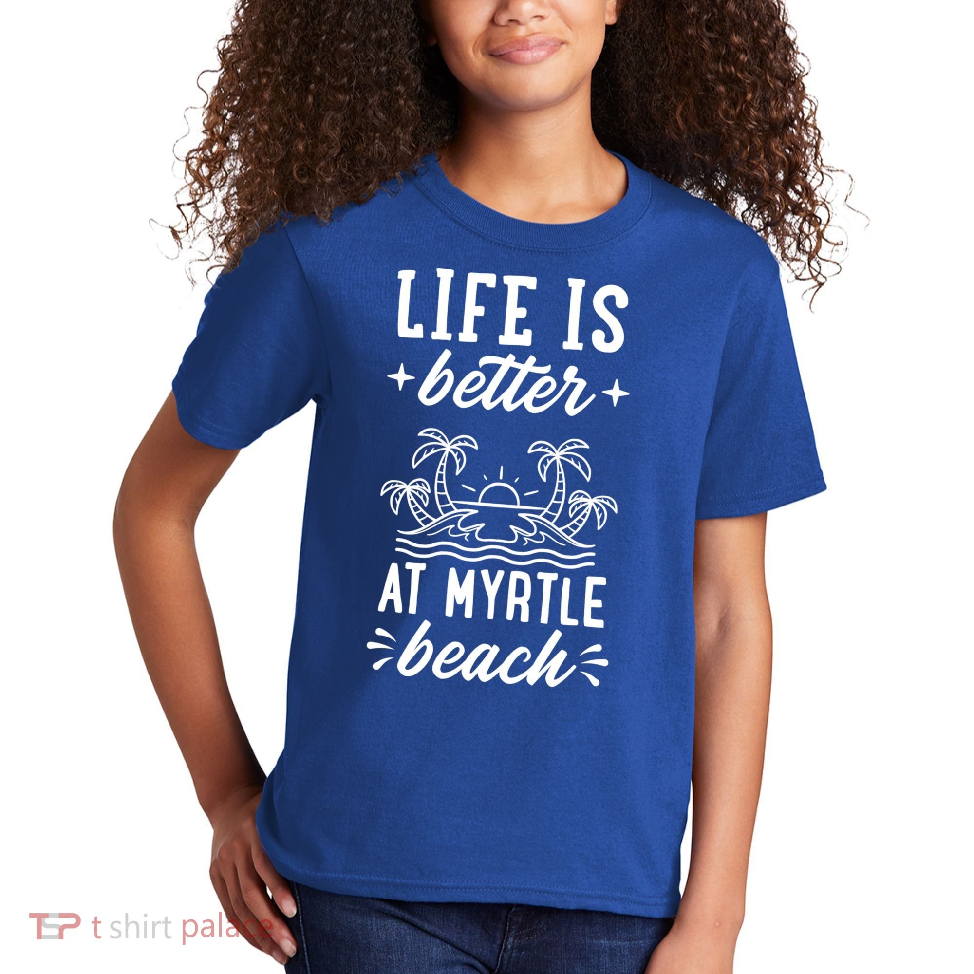 Life Is Better At Myrtle Beach Matching Family Spring Trip Gift Kids T-Shirt