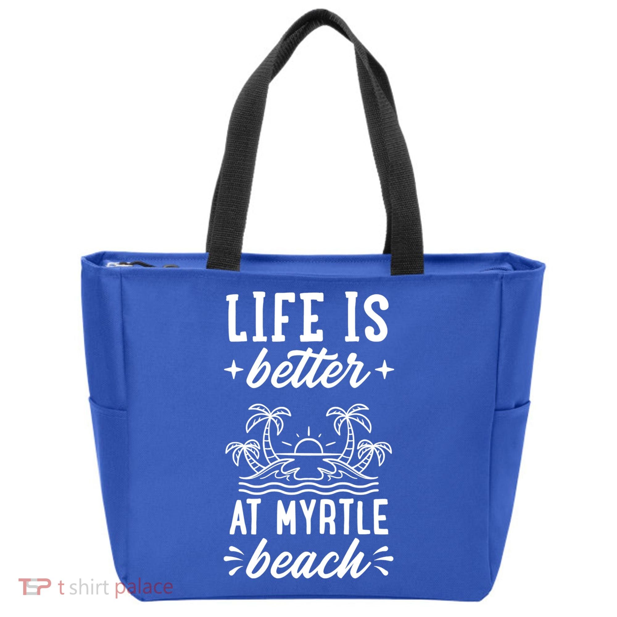 Life Is Better At Myrtle Beach Matching Family Spring Trip Gift Tote Bag